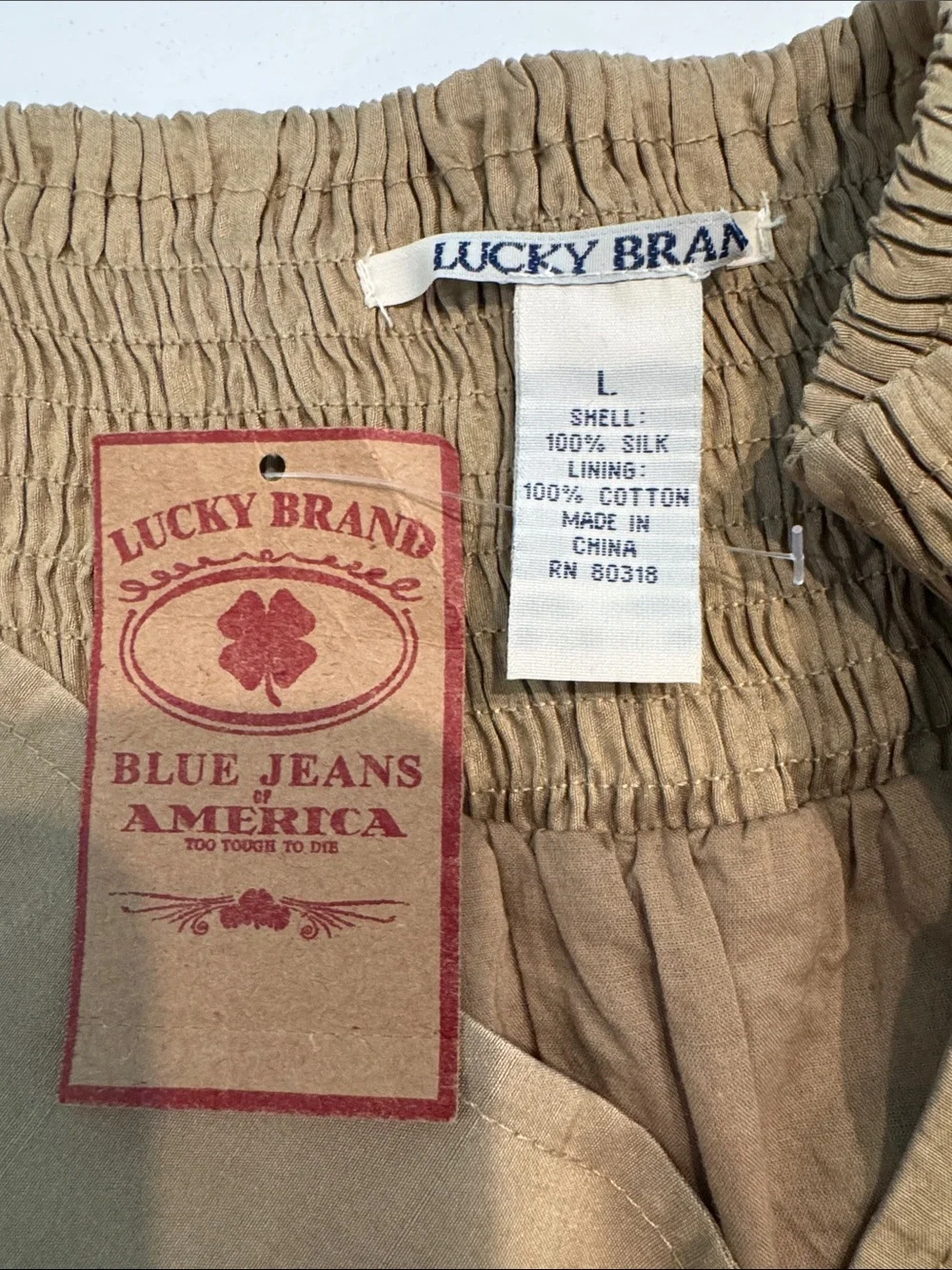 Lucky Brand Silk Skirt Size L